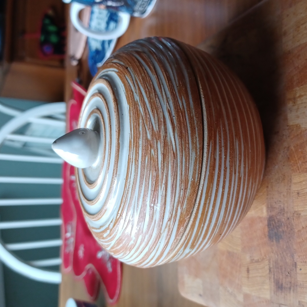 Beautiful pottery bowl/dish with lid